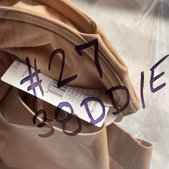 Le Mystere Smooth Shape Unlined Underwire Bra 9312 Natural Size 38DD NWT - Picture 6 of 10